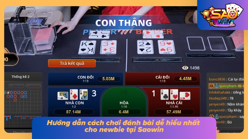 Mách nhỏ cho newbie cách đánh bài Baccarat đơn giản