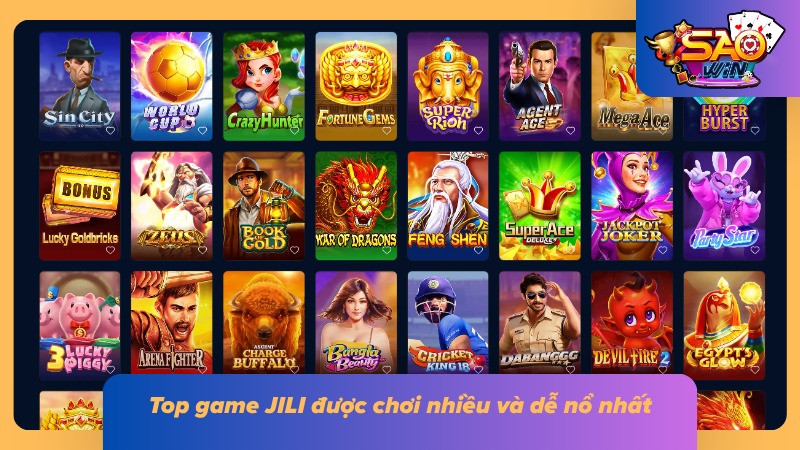Top game nổ hũ JILI nào dễ nổ nhất hiện nay